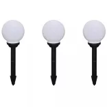 6 db kültéri gyalogjáró LED-lámpa cölöppel 20 cm