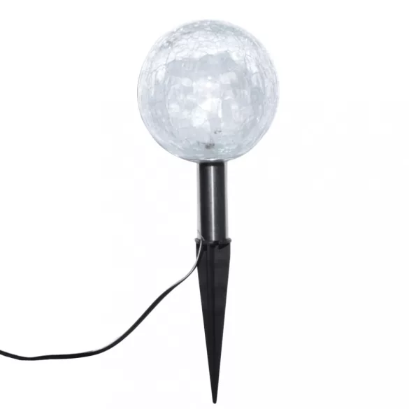 6 db LED kerti gömblámpa cövekkel és napelemmel