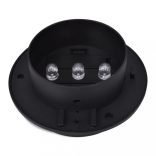 12 darab fekete kültéri napelemes LED kerítéslámpa