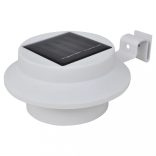 12 darab fehér kültéri napelemes LED kerítéslámpa