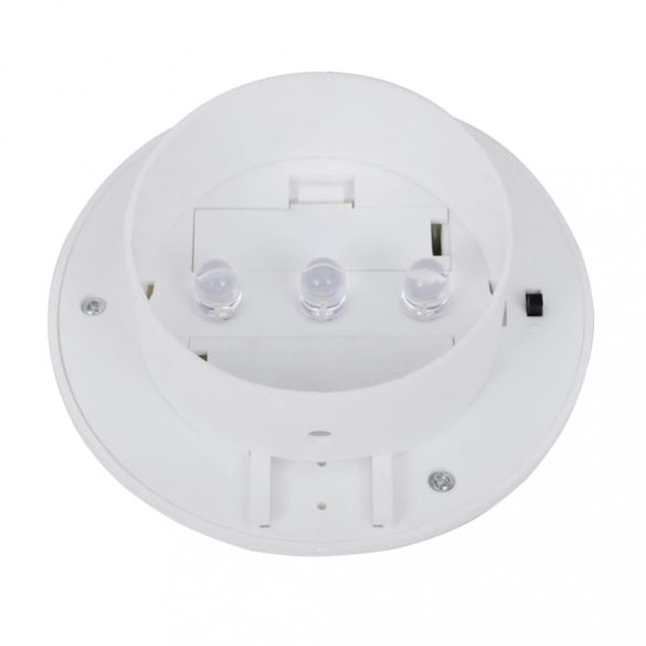 12 darab fehér kültéri napelemes LED kerítéslámpa