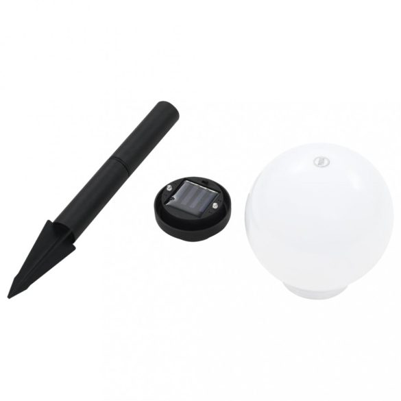 8 db napelemes kültéri LED gömblámpa 15 cm RGB