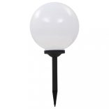 4 db napelemes kültéri LED gömblámpa 30 cm RGB