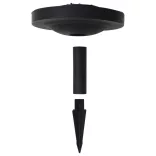 2 db napelemes kültéri LED gömblámpa 40 cm RGB