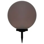 2 db napelemes kültéri LED gömblámpa 50 cm RGB