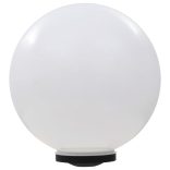 2 db napelemes kültéri LED gömblámpa 50 cm RGB