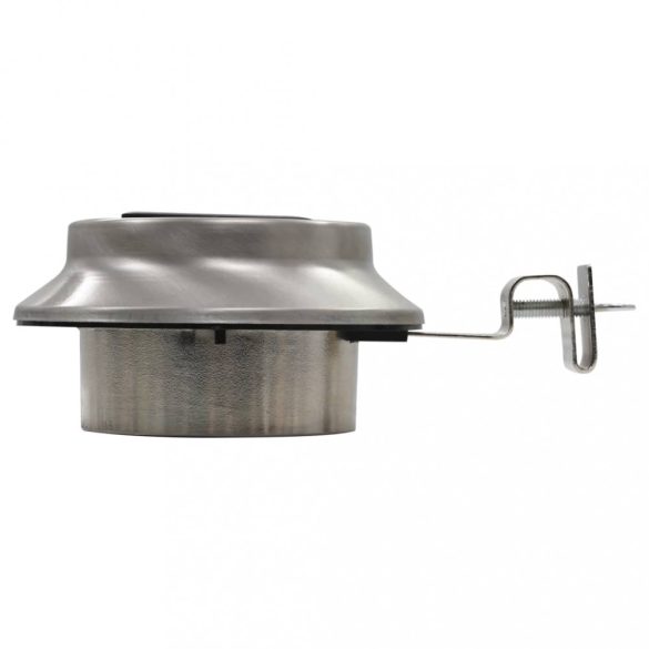 12 db fehér kerek kültéri napelemes LED lámpa 12 cm