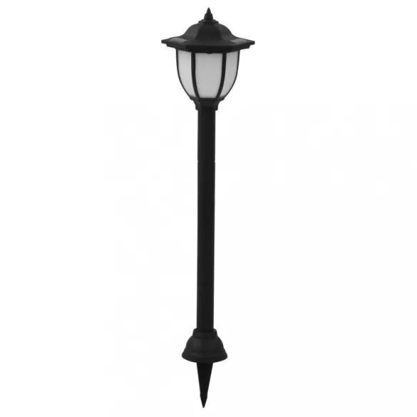 6 db fekete kültéri napelemes LED lámpa