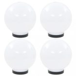 4 db LED gömblámpa 20 cm PMMA