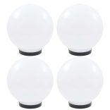 4 db LED gömblámpa 25 cm PMMA