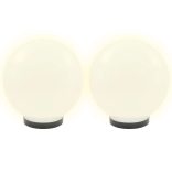 4 db LED gömblámpa 25 cm PMMA