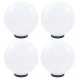 4 db LED gömblámpa 30 cm PMMA