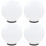 4 db LED gömblámpa 40 cm PMMA