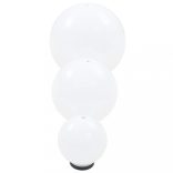 6 db-os LED gömblámpa-szett 20/30/40 cm PMMA