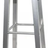 4 db ezüst és barna MDF bárszék