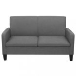 kétrészes sötétszürke szövet ülőgarnitúra