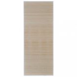 4 db téglalap alakú természetes bambuszszőnyeg 120 x 180 cm