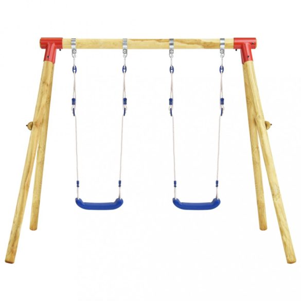 fenyőfa hintakészlet 230 x 130 x 166 cm