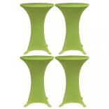 4 db zöld sztreccs asztalterítő 70 cm