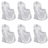 12 db fehér esküvői/bankett székszoknya