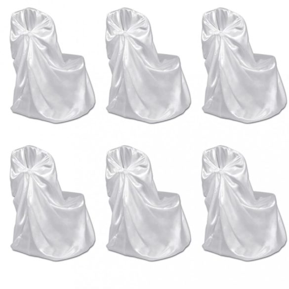 12 db fehér esküvői/bankett székszoknya