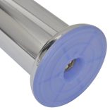 8 darab kerek króm kanapéláb 120 mm