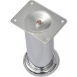 8 darab kerek króm kanapéláb 180 mm