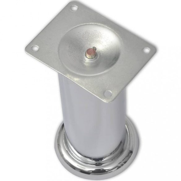 8 darab kerek króm kanapéláb 180 mm