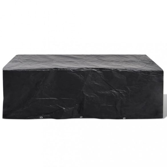 2 db 8 személyes polyrattan szett huzat 10 lyukkal 300 x 140 cm