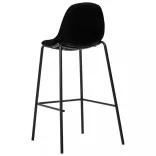 5-részes fekete szövet bárszett