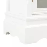 fehér tömör fenyőfa tálalószekrény 70 x 28 x 70 cm