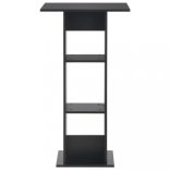 280206  Bar Table Black 60x60x110 cm