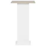 fehér és betonszürke bárasztal 60 x 60 x 110 cm