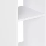 fehér és antracitszürke bárasztal 60 x 60 x 110 cm