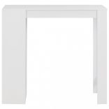 fehér bárasztal polccal 110 x 50 x 103 cm