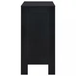 fekete bárasztal polccal 110 x 50 x 103 cm