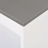 fehér bárasztal polccal 110 x 50 x 103 cm