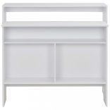 fehér bárasztal 2 asztallappal 130 x 40 x 120 cm