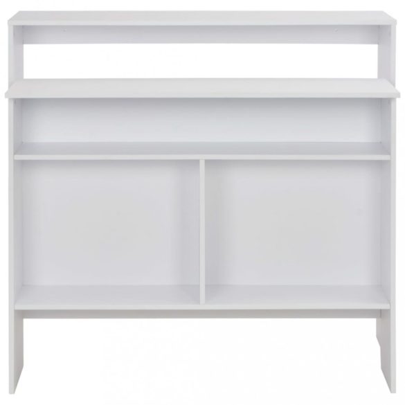 fehér bárasztal 2 asztallappal 130 x 40 x 120 cm