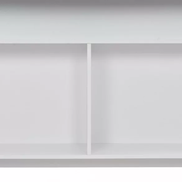 fehér bárasztal 2 asztallappal 130 x 40 x 120 cm