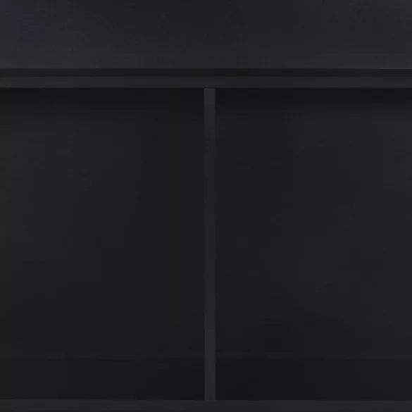 fekete bárasztal 2 asztallappal 130 x 40 x 120 cm