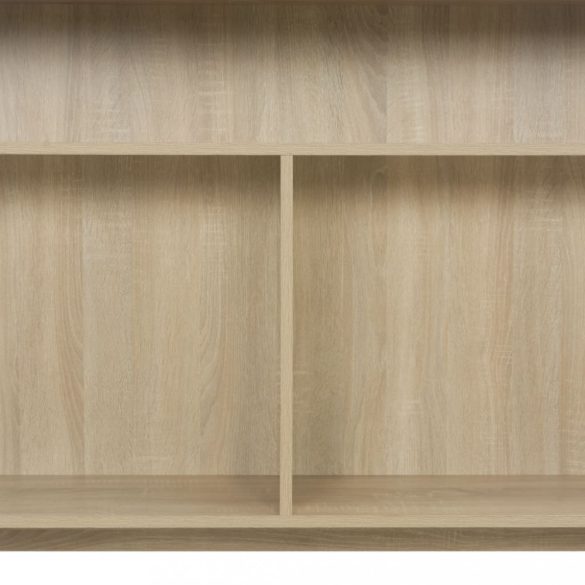 tölgyfa színű bárasztal 2 asztallappal 130 x 40 x 120 cm