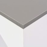 fehér bárasztal mozgatható polccal 138 x 39 x 110 cm