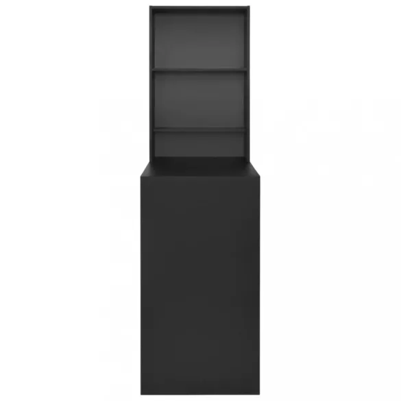 fekete bárasztal szekrénnyel 115 x 59 x 200 cm