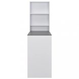 fehér bárasztal szekrénnyel 115 x 59 x 200 cm