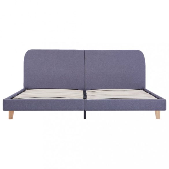 világosszürke szövetkárpitozású ágykeret 180 x 200 cm