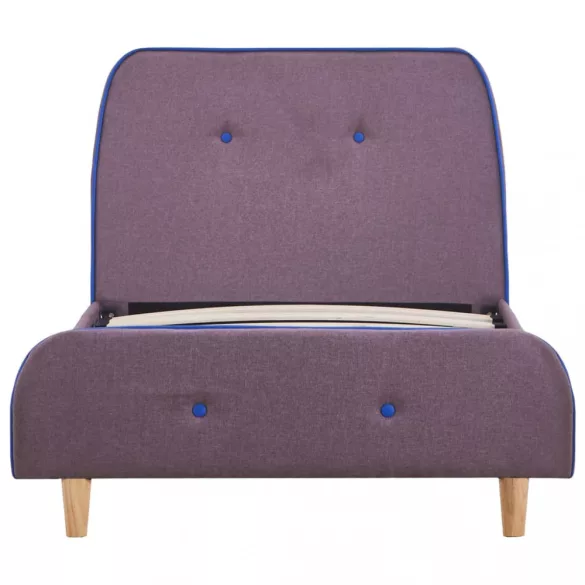 tópszínűa szövet ágykeret 90 x 200 cm