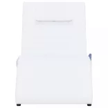 fehér masszázsfunkciós műbőr dívány párnával