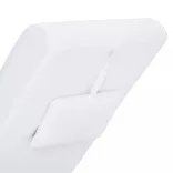 fehér masszázsfunkciós műbőr dívány párnával