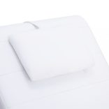 fehér masszázsfunkciós műbőr dívány párnával